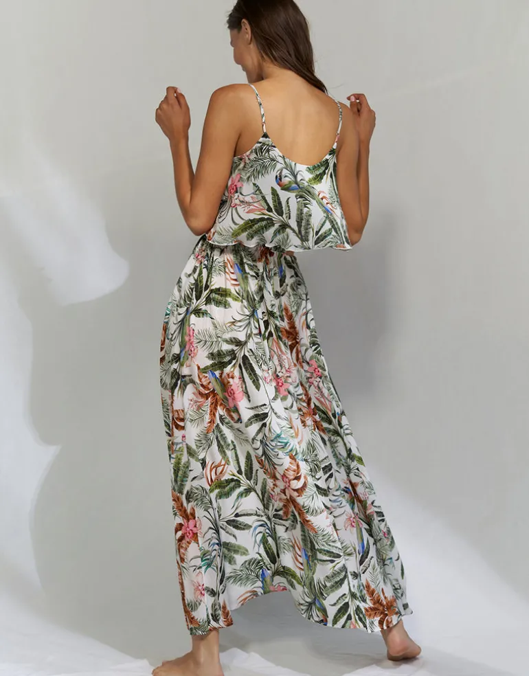 Exotic Dive Maxi Dress - Retro Tropics