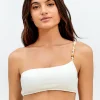 Firenze Ana Flora Bikini Top - Off White