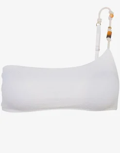 Firenze Ana Flora Bikini Top - Off White