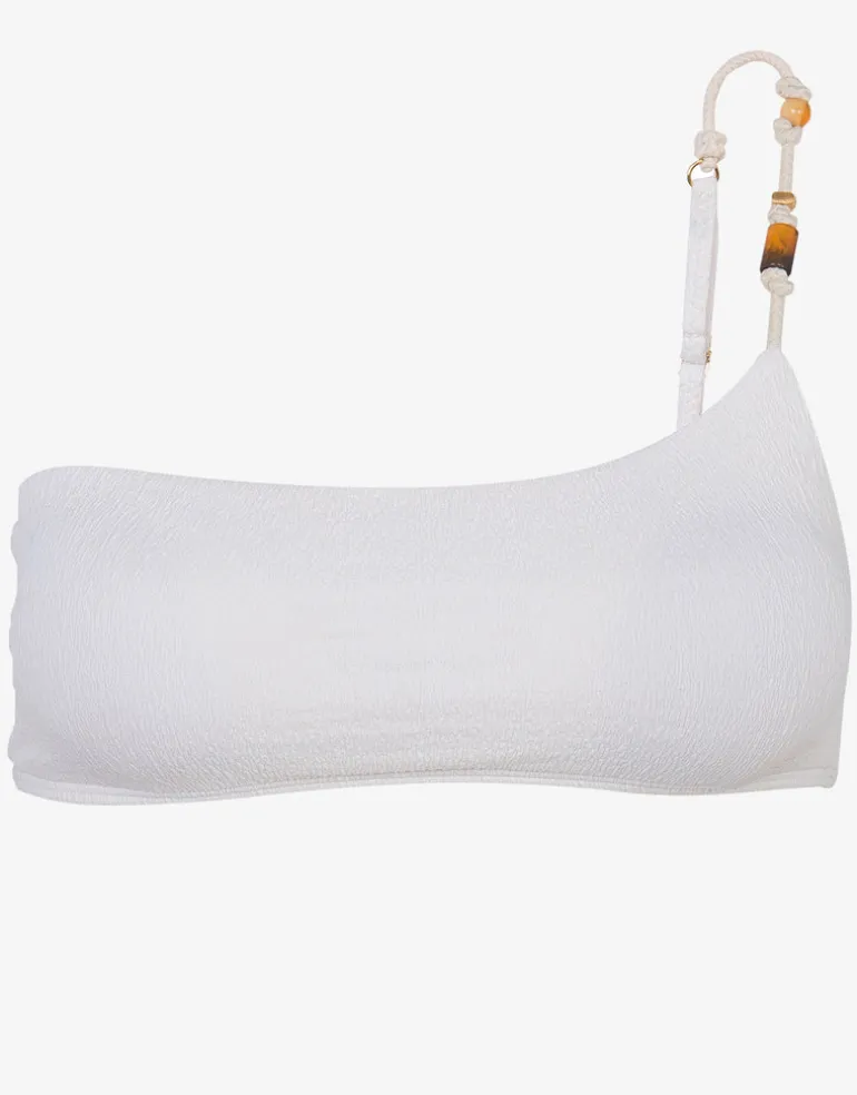 Firenze Ana Flora Bikini Top - Off White