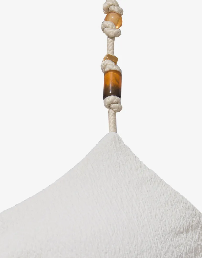 Firenze Ana Flora Bikini Top - Off White