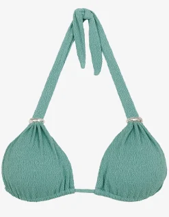 Firenze Bia Tube Bikini Top - Seaglass