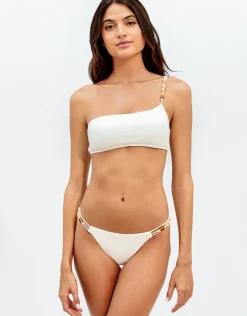 Firenze Flora Brazilian Bikini Pant - Off White