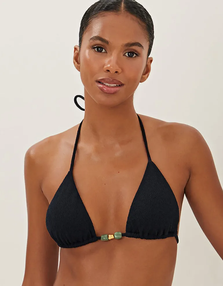 Firenze Kiana Tri Bikini Top - Black