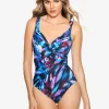 Fuego Flora Revele Swimsuit - Black Floral