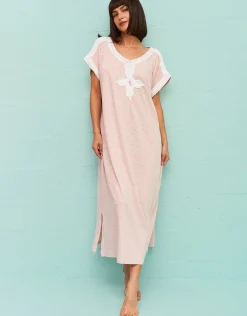 Gaia Beach Kaftan - Nude