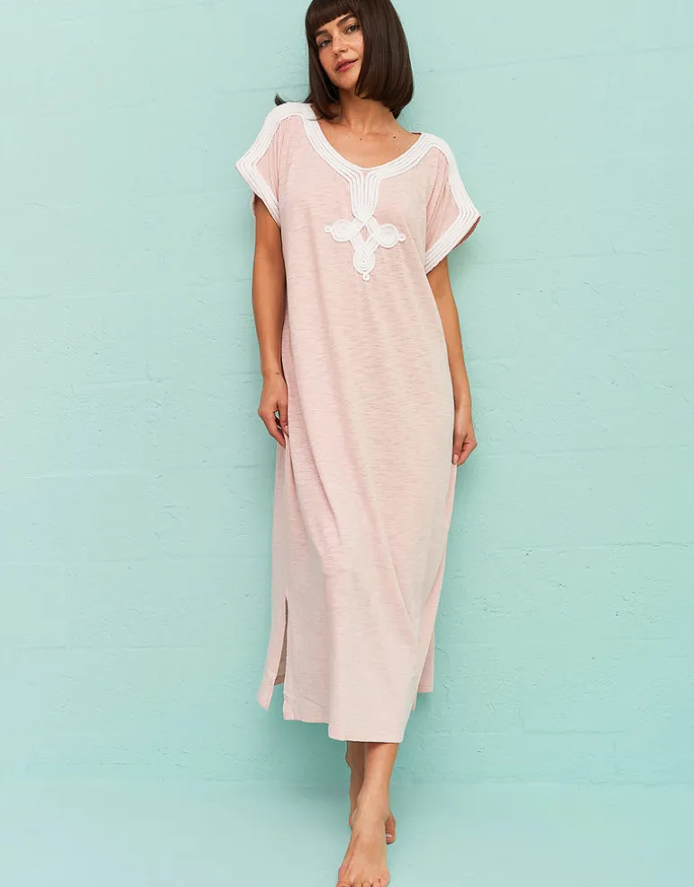 Gaia Beach Kaftan - Nude