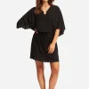 Gia Scallop Kaftan - Black