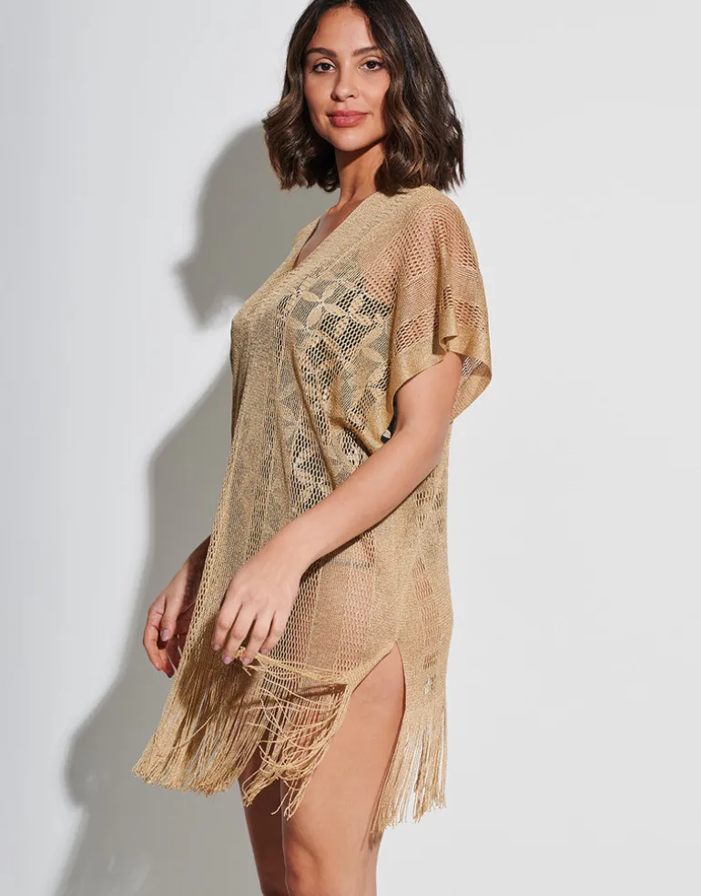 Guayana Metallic Tunic - Gold