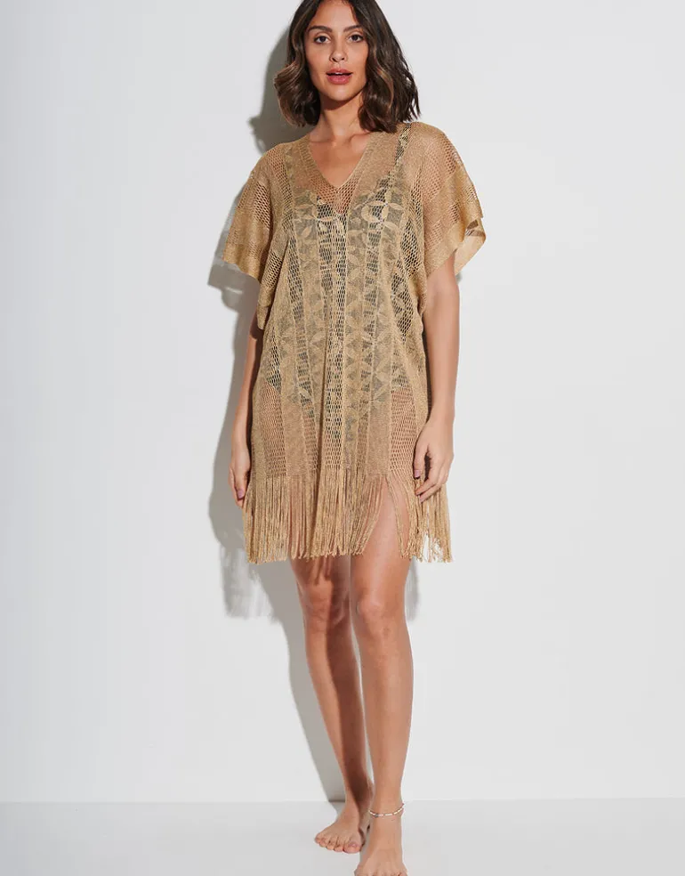 Guayana Metallic Tunic - Gold