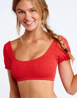 Habana Lilio Bikini Top - Red