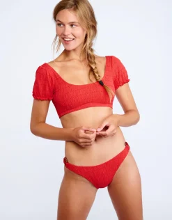 Habana Lilio Bikini Top - Red