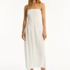 Heatwave Bandeau Dress - White