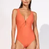 Honesty Underwired Swimsuit - Flame