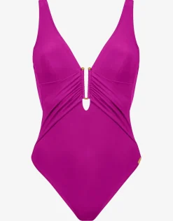Honesty Underwired Swimsuit - Peony