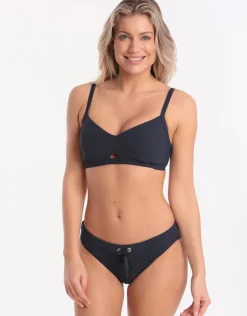 Inka Rib Banded Hipster Bikini Bottom - Indigo