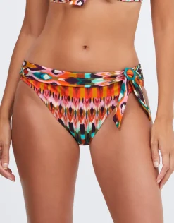 Ipanema Fold Bikini Pant - Pink Multi