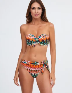 Ipanema Fold Bikini Pant - Pink Multi