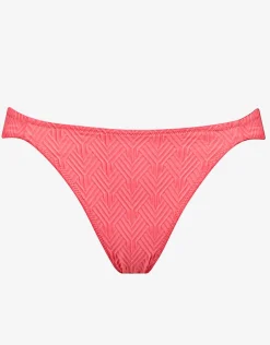 Island Nostalgia Tab Side Bikini Pant - Ocean Coral