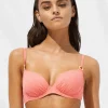 Island Nostalgia Underwired Bikini Top - Ocean Coral