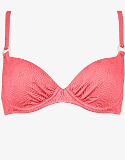 Island Nostalgia Underwired Bikini Top - Ocean Coral