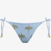 Island Souvenir Tie Side Bikini Pant - Sky