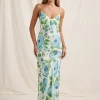Isles Slip Maxi Dress - Watercolour