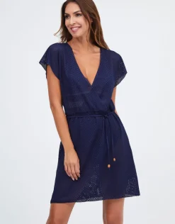 Isola Beach Dress - Navy