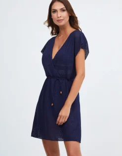 Isola Beach Dress - Navy