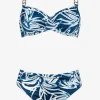 Jean Breeze Underwired Bikini Set - Denim White