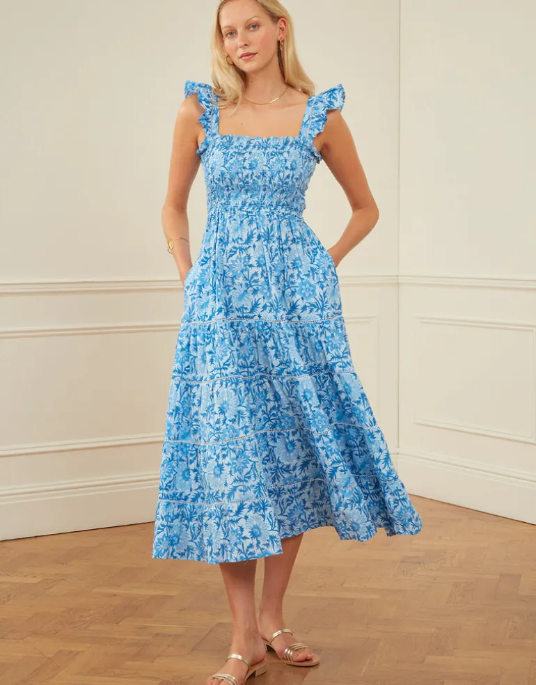 Jessica Dress - Azure Rose