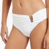 Jetset U Trim Mid Bikini Pant - White