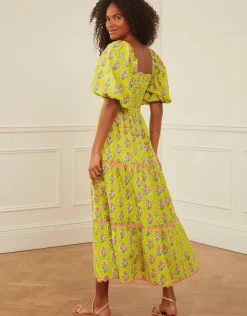 Jodhpur Dress - Lime Tulip