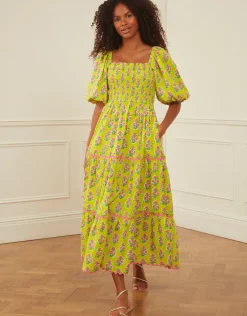Jodhpur Dress - Lime Tulip