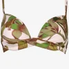Journey Moulded Underwired Bikini Top - Cream Reed