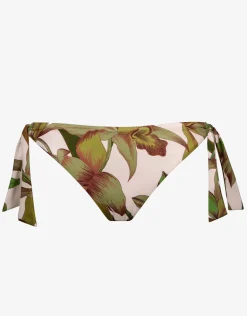 Journey Tie Side Bikini Pant - Cream Reed