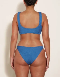 Juno Bikini Set - Metallic Denim