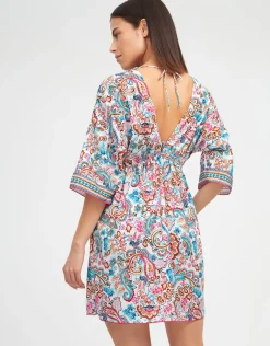 Laia Gathered Beach Dress