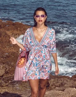 Laia Gathered Beach Dress