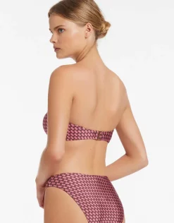 Lalita Bandeau Bikini Top - Orchid