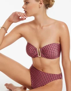 Lalita Bandeau Bikini Top - Orchid