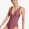 Lalita Plunge Swimsuit - Orchid