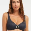 Lara Underwired Bikini Top - Black