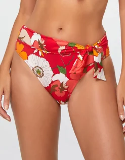Lilia Maxi Bikini Pant - Red