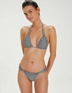 Lupita Bia Tube Bikini Pant - Black Check