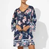 Lush Delight Tunic - Hibiscus Indigo