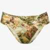 Lush Utopia Ruched Side Bikini Pant - Botanical Camo