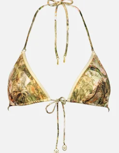 Lush Utopia Triangle Bikini Top - Botanical Camo
