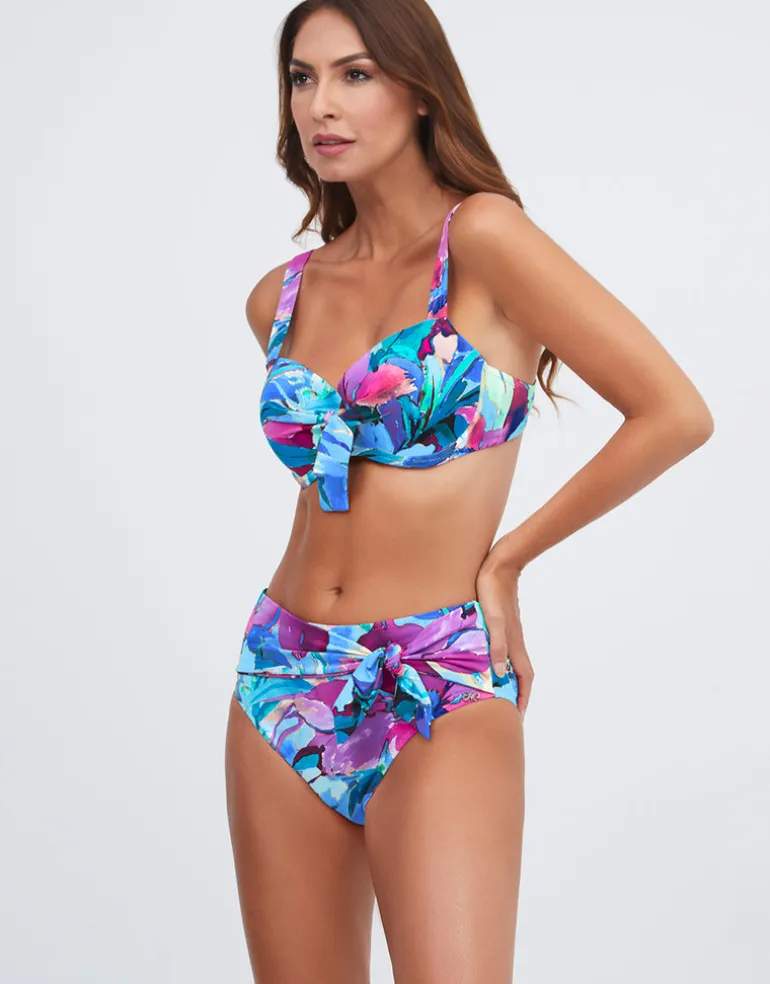 Malena Maxi Control Bikini Pant - Turquoise