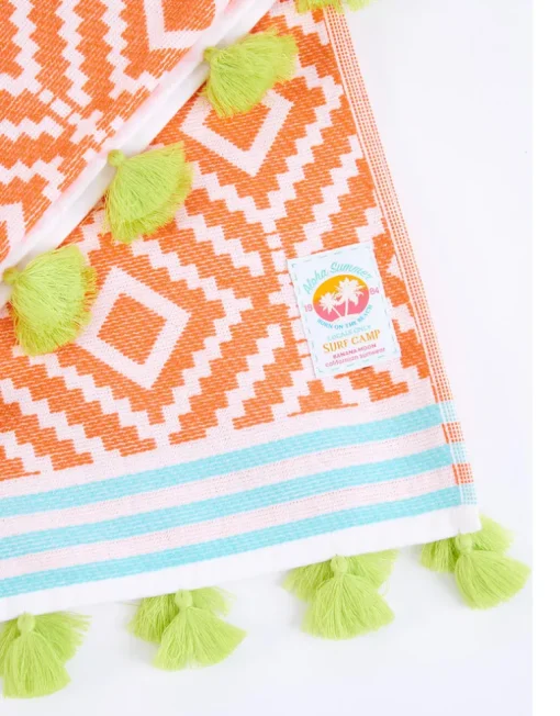 Marbella Nancy Towel - Orange